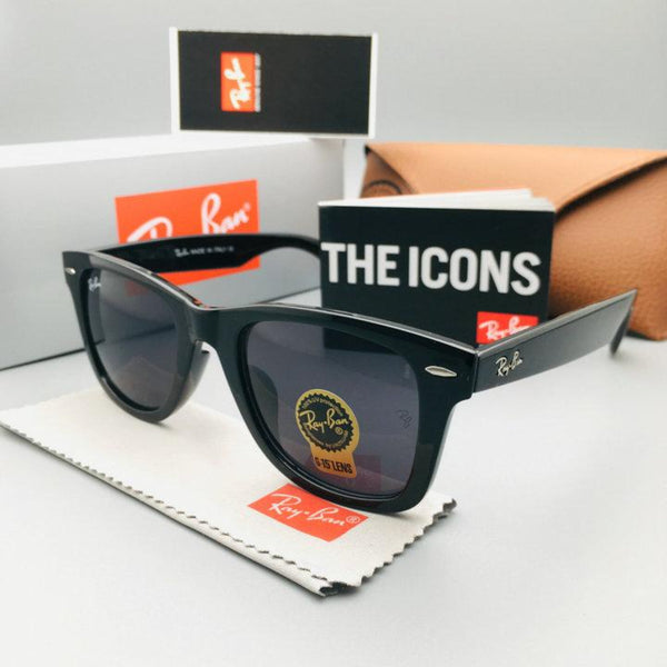 RAY-BAN New Arrival Attractive Black 2140 Wayfarer Style Sunglass For Unisex
