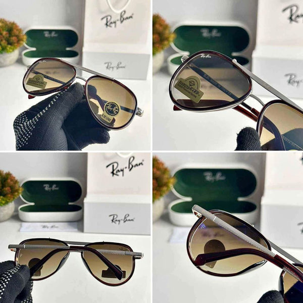 RAY-BAN New Fancy Men's Oval Side Cap Ingis Trendy Hot Favourite Wintage Sunglass For Unisex.