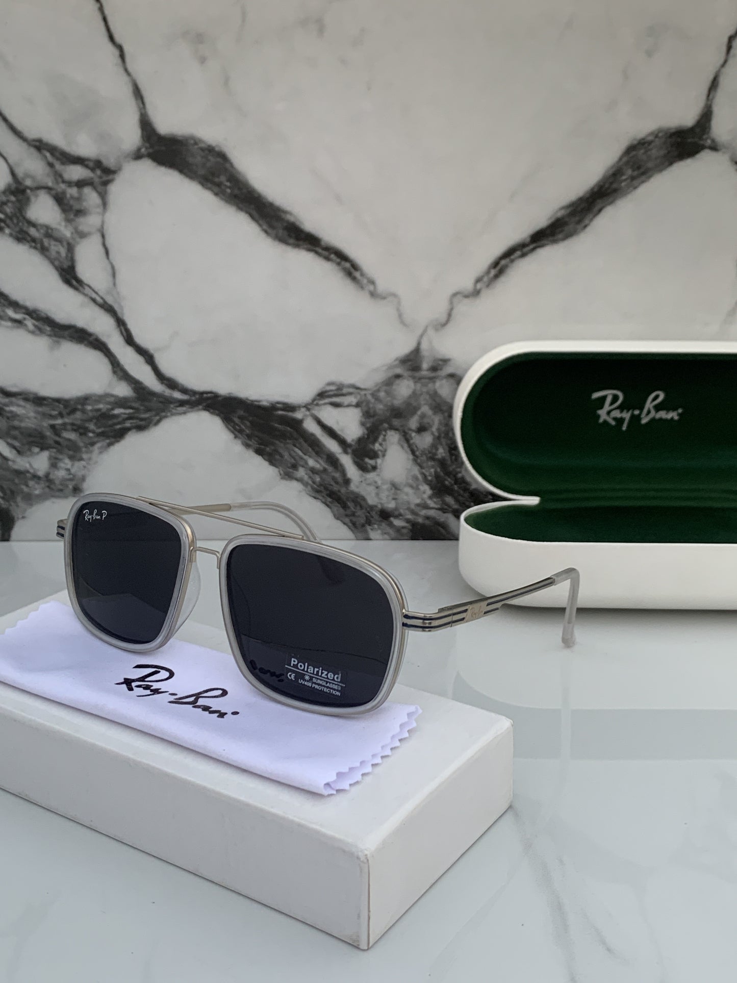 Ray Ban Fancy Sunglass For Daily Causal Evergreen UV Protected For Unisex