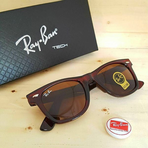 RAY-BAN New Attractive Brown 2140 Wayfarer Style Sunglass For Unisex