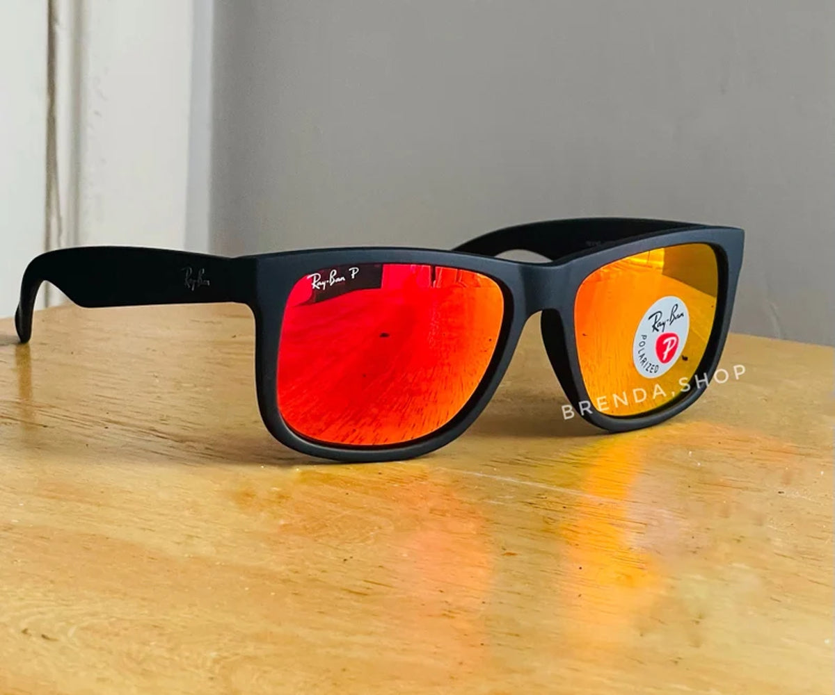 New Fancy Design Orange 2140 Wayfarer Style Sunglasses For Men.