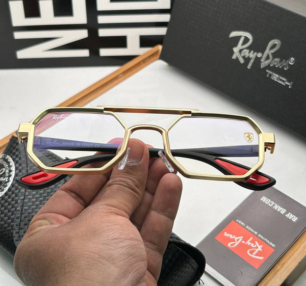 RAY-BAN Day-Night & Gold Latest Sunglass For Unisex