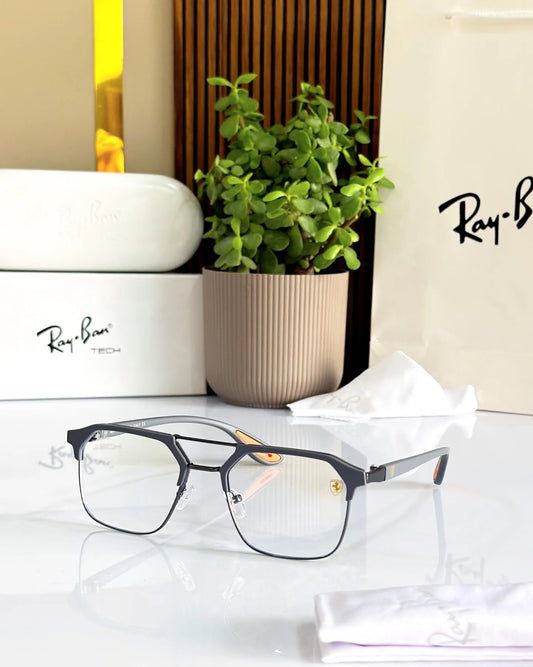 Ray Ban Grey Clear For Daily Causal Evergreen UV Protected For Unisex
