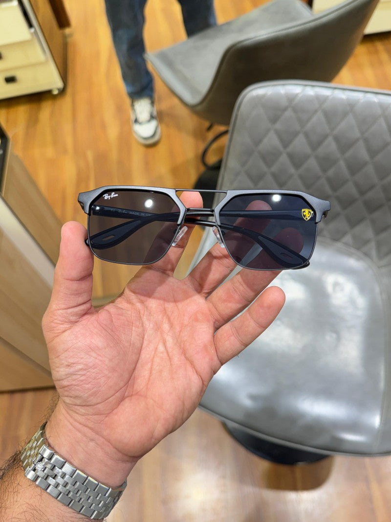Ray Ban Premium Black Poloride Sunglass For Daily Causal Evergreen UV Protected For Unisex