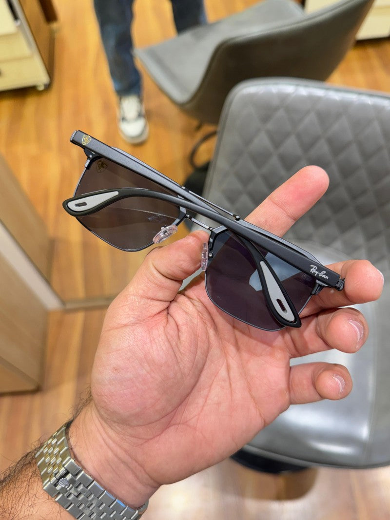 Ray Ban Premium Black Poloride Sunglass For Daily Causal Evergreen UV Protected For Unisex