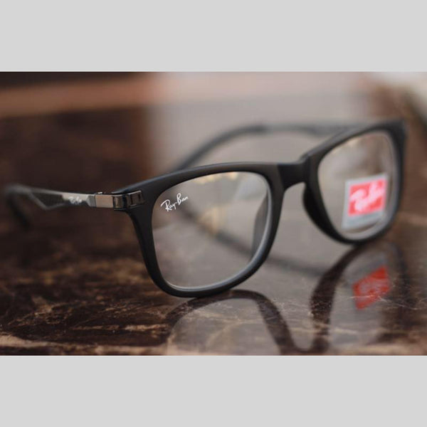 RAY-BAN New Addition Clear & Black 4287 Square Sunglass For Unisex
