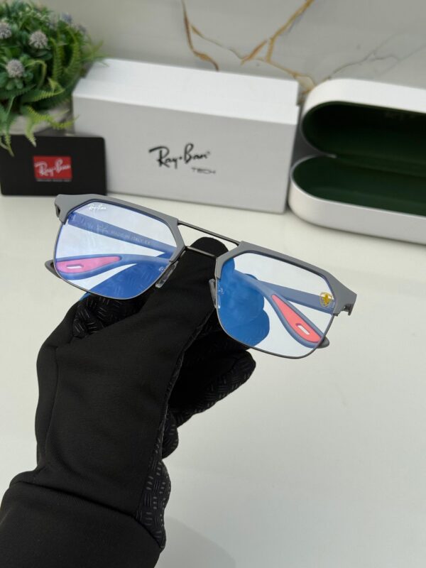 Ray Ban Grey Clear Lens Optical Frame | Lightweight Designer-Inspired Glasses | Trendy Everyday Eyewear