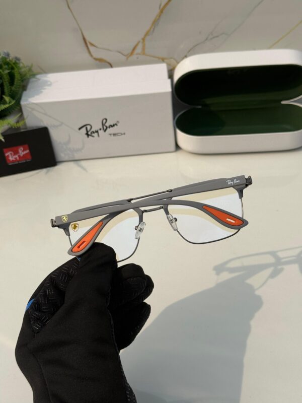 Ray Ban Grey Clear Lens Optical Frame | Lightweight Designer-Inspired Glasses | Trendy Everyday Eyewear