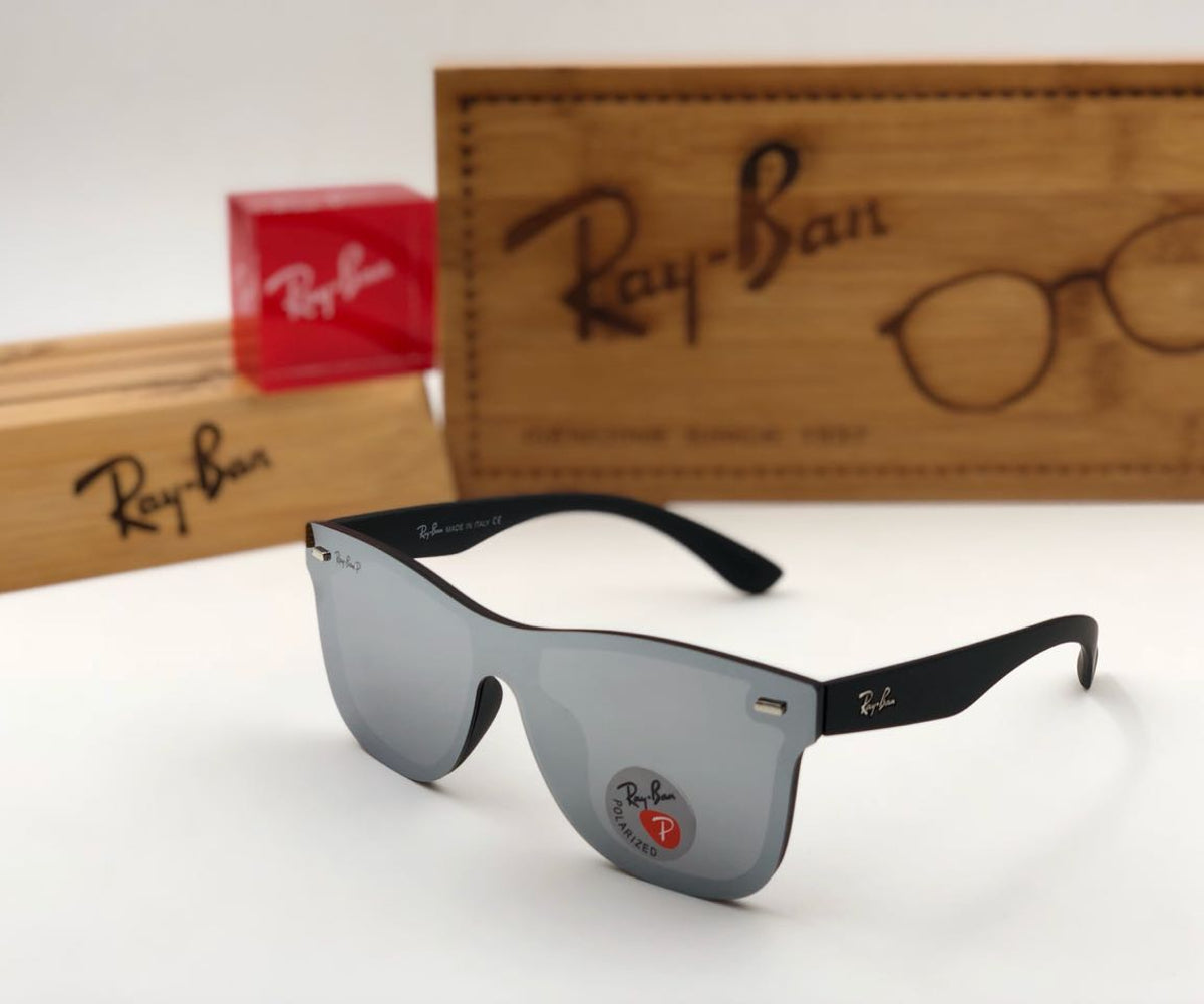 New Fashion Square Design Silver & Black 650 Model Sunglasses For Men