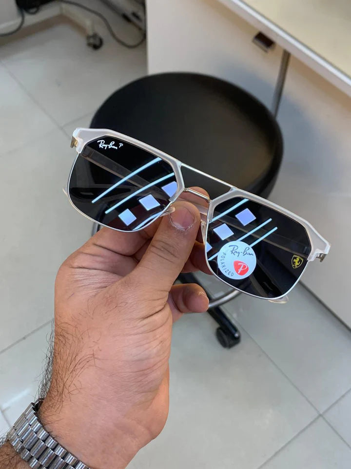 Ray Ban Fancy Grey Clear Eyewear For Daily Causal Evergreen UV Protected For Unisex.
