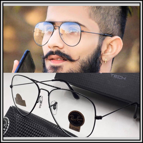 RAY-BAN Clear & Black ( 3026 ) New 26-mm Men's Sunglasses.